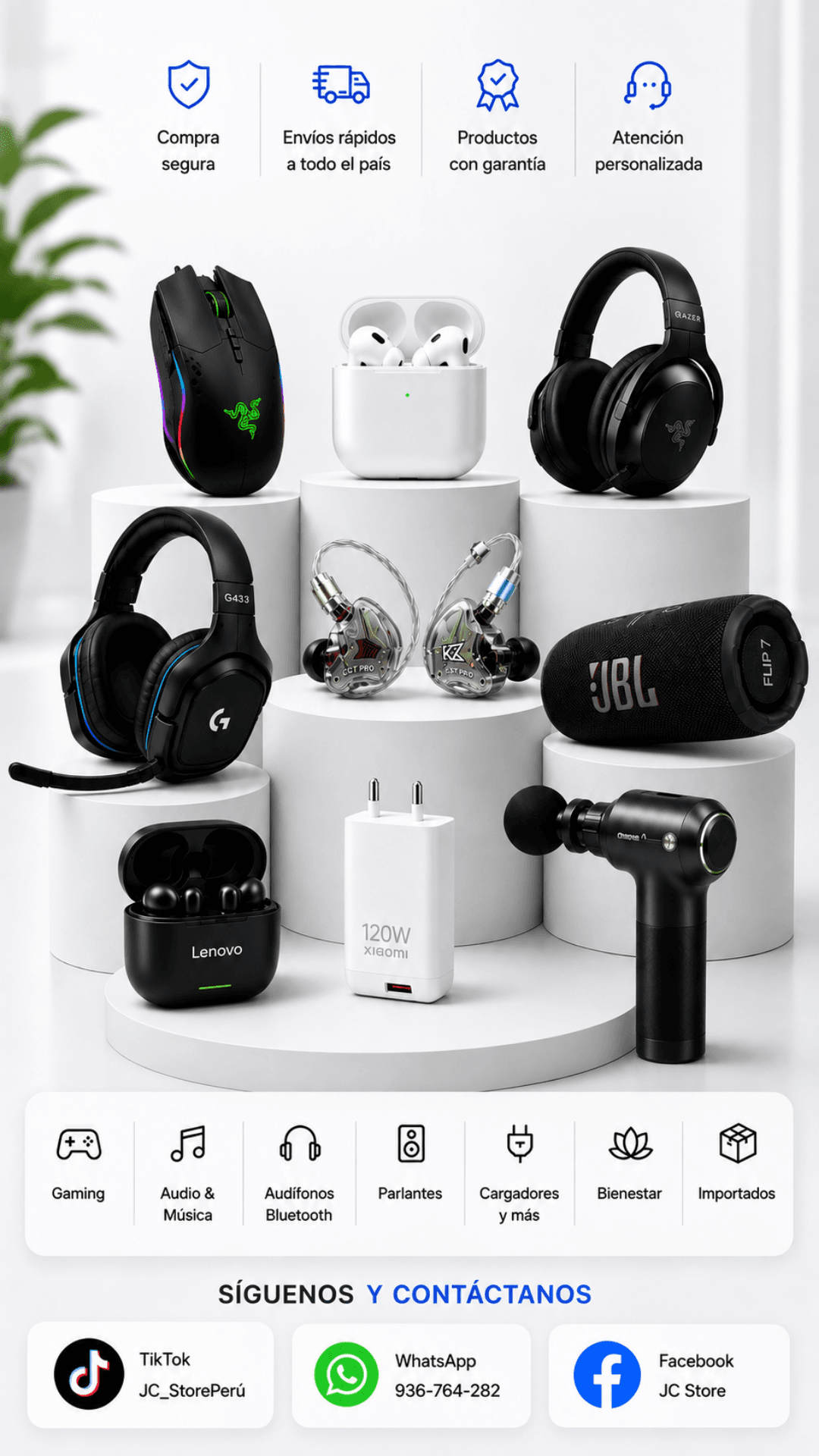 JC Store — tecnología e importaciones